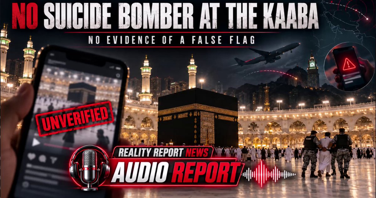 Fact Check: No Suicide Bomber at the Kaaba, and No Evidence of a “False Flag”